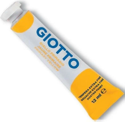 Giotto Tempera de Pictură Galben 02 în Tubular 12ml 1buc 035200200