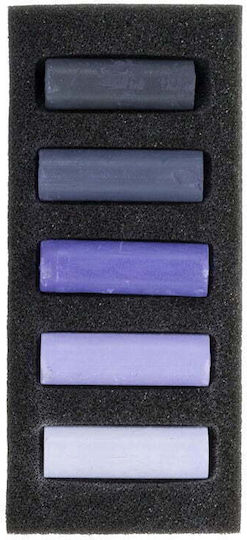 Royal Talens Rembrandt Soft Pastel Set Σετ Κηρομπογιές Deep Violets 5 τμχ
