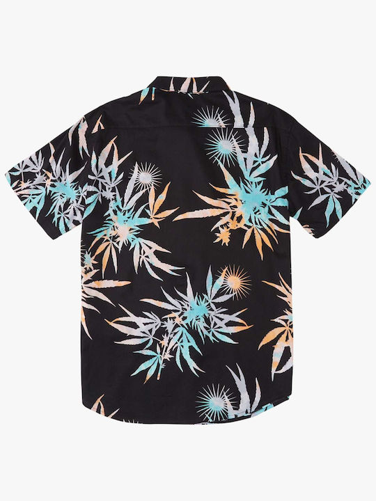 Billabong Sundays Men's Shirt Short Sleeve Floral Black