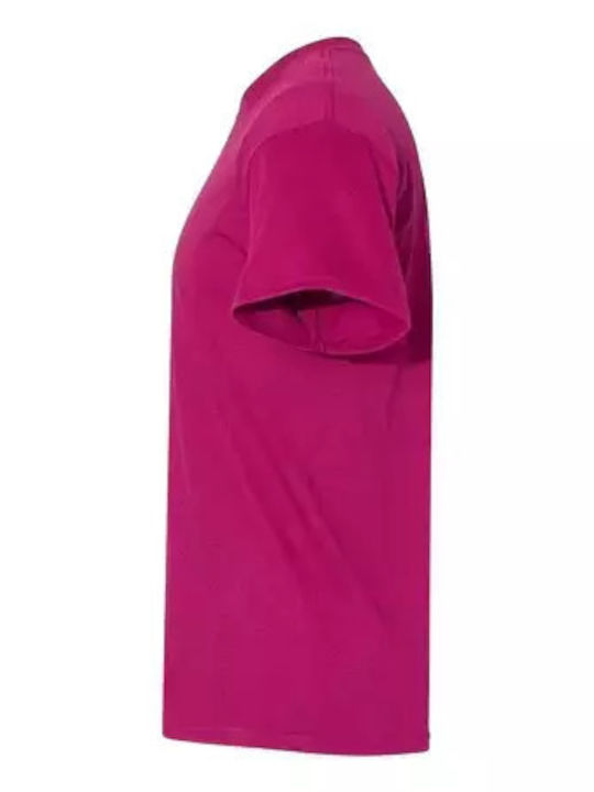 Keya Men's Short Sleeve Promotional T-Shirt Fuchsia