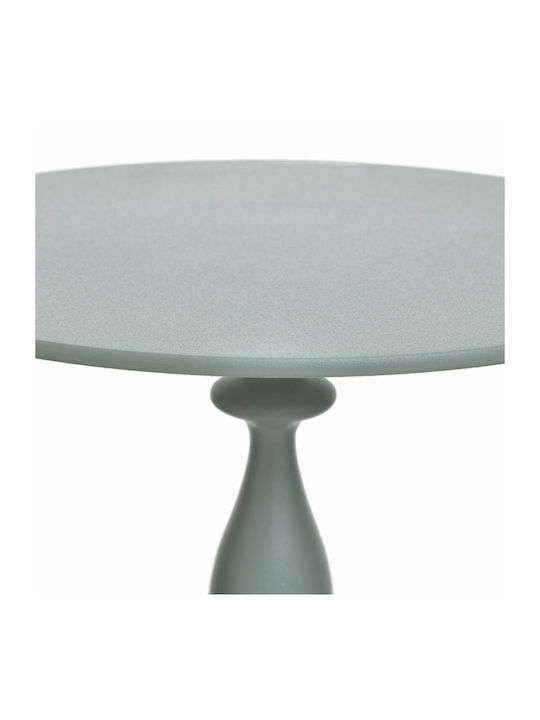 Round Aluminum Side Table Green M39xD39xH46cm