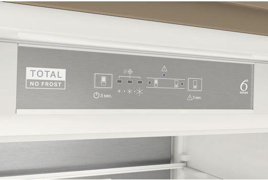 Whirlpool Eingebauter Kühl-Gefrierkombination 394Es Total NoFrost H193.5xB69xT55.1cm. Weiß WH SP70 T121