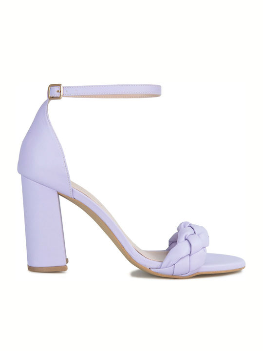 Sandalen Lila