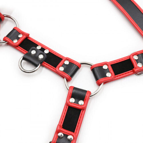 Naughty Toys Lenjerie Sexy Barbati Harnașament Negru