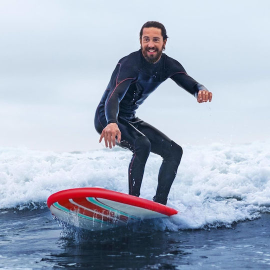 vidaXL Hydro-Force Compact Surf 8 Φουσκωτή Σανίδα SUP με Μήκος 2.43m Πολύχρωμη