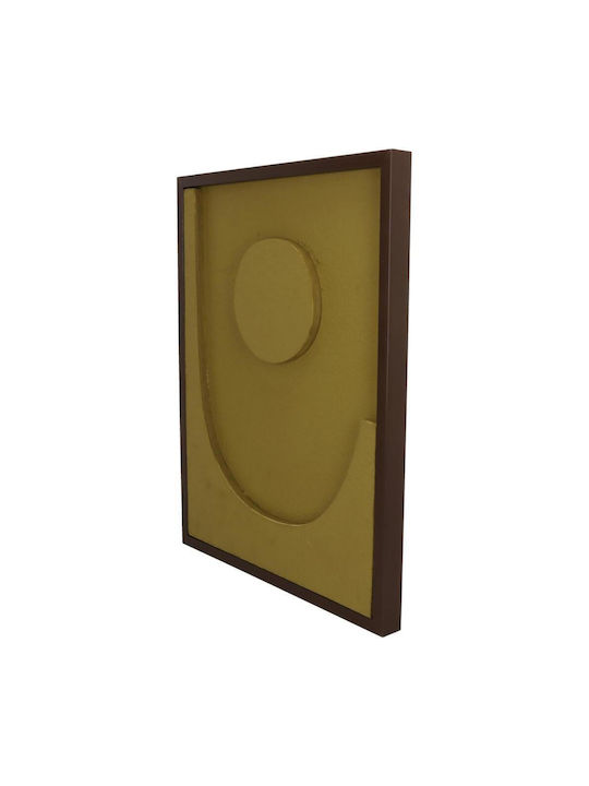 ArteLibre Wall Decor Green Made of Paper 40x3x50cm