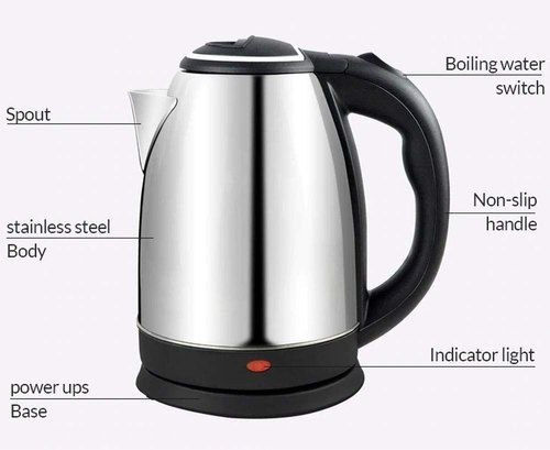 Silver Cyber Kettle 2lt 2200W Silver