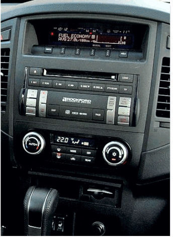 CARAV Industries Inc. Πρόσοψη 2 Din για Mitsubishi Pajero / Montero 2007 2019