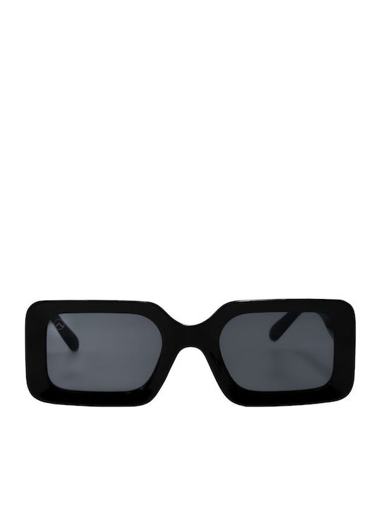 Olympus Sunglasses Agathe Women's Sunglasses with Plastic Frame Black Gold 01-099