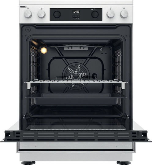 Whirlpool Herd 83Es mit Keramikkochfeldern B60cm. White