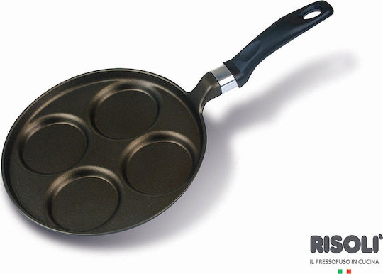 Risoli PanCake 25cm Pan for Pancakes Cast Aluminum with Non-stick Coating