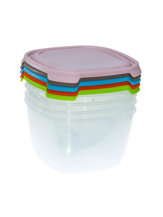 Viosarp Lunch Box Plastic Transparent 2800ml 1pcs