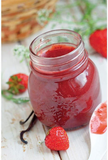 Viosarp General Use Glass Jar with Lid Transparent 500ml 1 Piece