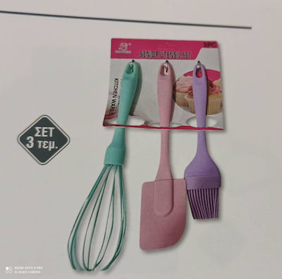 TnS Silicone Cooking Utensil Set Multicolour 3pcs