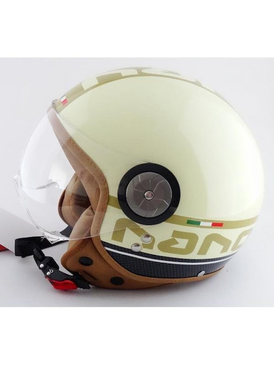 Beon B-110 Nano+ Cream Motorcycle Helmet Jet 1000gr