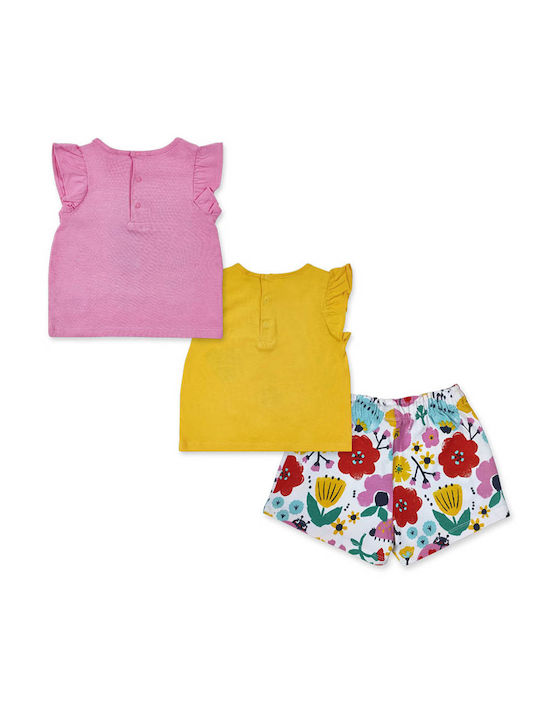 Tuc Tuc Kids Set with Shorts Summer 3pcs Multicolour