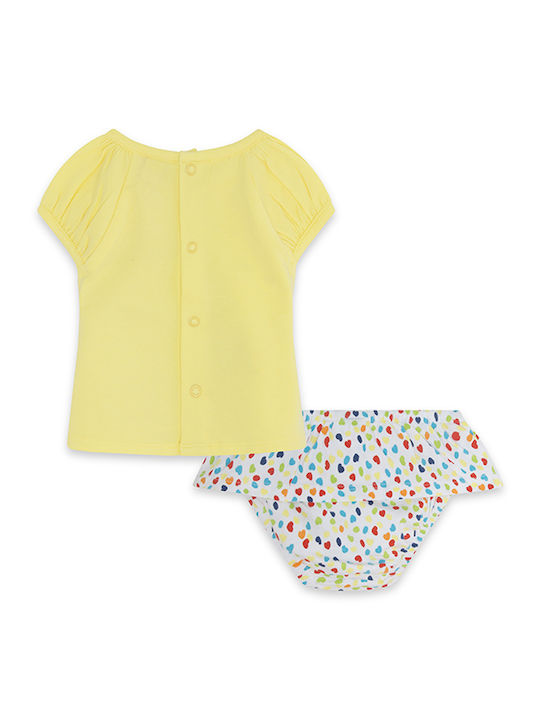 Tuc Tuc Kids Set with Shorts Summer 2pcs Yellow