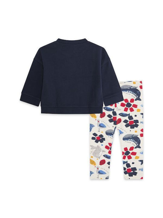 Tuc Tuc Kids Set with Leggings Winter 2pcs Navy Blue