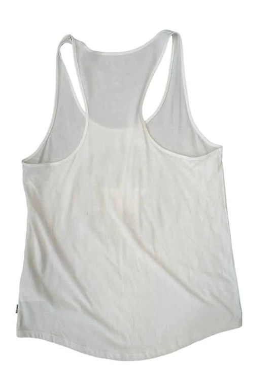 Women's Athletic Blouse Sleeveless White