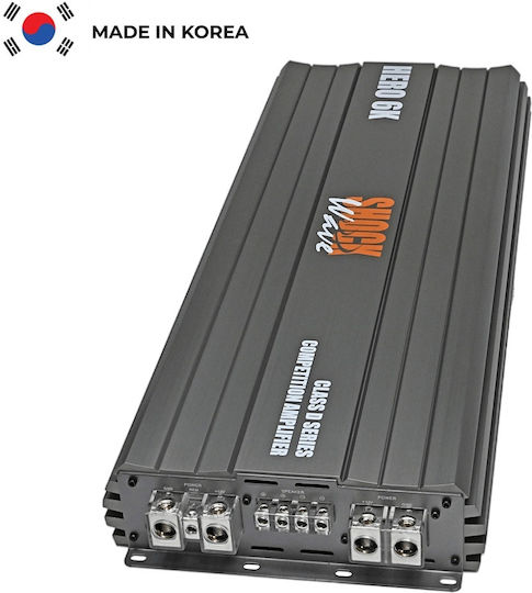 Cadence Ενισχυτής Αυτοκινήτου ShockWave Monoblock Hero 6k 1 Καναλιού