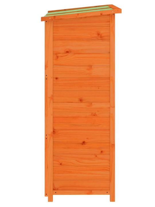 Wooden Garden Shed L0.83xW0.57xH1.4m