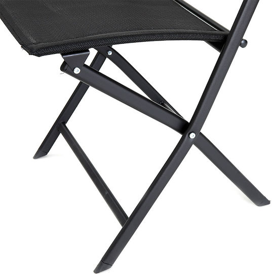 Stuhl Kilda Schwarz 45x45x83cm