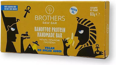 Brothers Healthy Food Raw Μπάρα με 18gr Πρωτεΐνης & Γεύση Banoffee 60gr