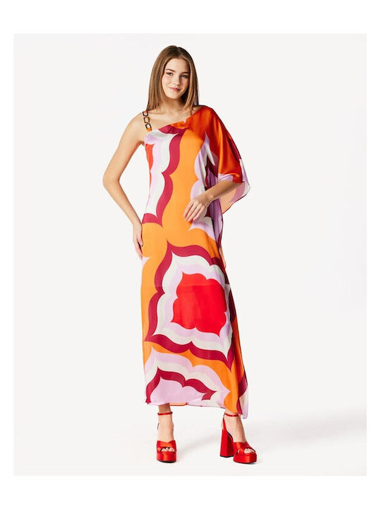 Forel Καλοκαιρινό Maxi Φόρεμα Πορτοκαλί