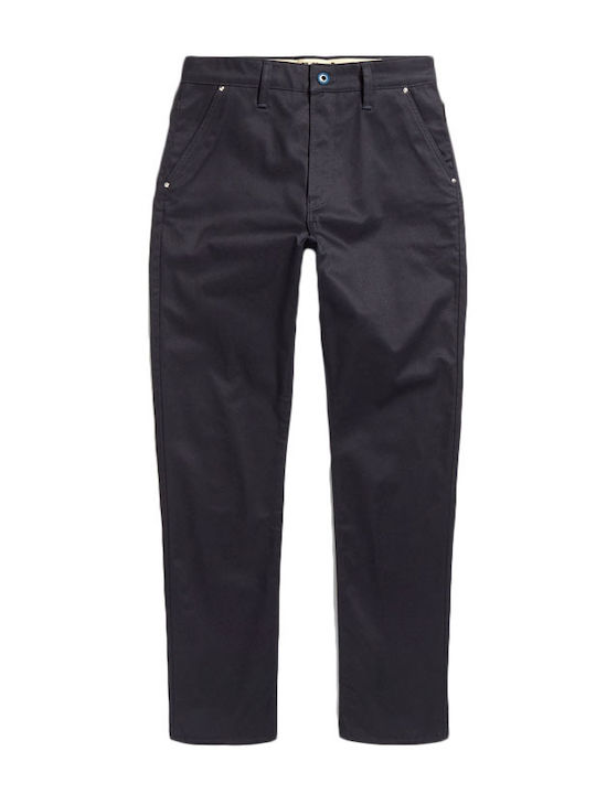 Γυναικείο Chino Παντελόνι Βαμβακερό σε Slim Εφαρμογή Μπλε
