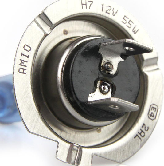 AMiO Lamps Car H7 Halogen 4200K Natural White 12V 55W 1pcs