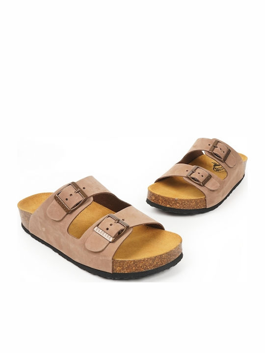Дамски Анатомични Кожени Сандали Flatforms Puro