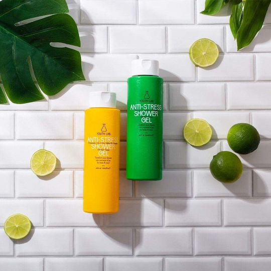 Youth Lab. Anti-Stress Schaumbad in Gel mit Niasinamid & Duft Bergamotte Jasmin & Vanille 400ml
