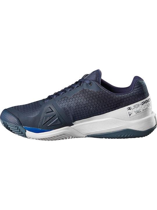 Wilson Rush Pro 4.0 Ανδρικά Παπούτσια Τένις για Χωμάτινα Γήπεδα Μπλε