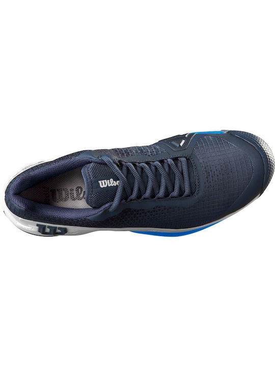 Wilson Rush Pro 4.0 Ανδρικά Παπούτσια Τένις για Χωμάτινα Γήπεδα Μπλε