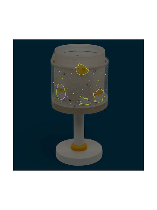 Ango LED Kinder Nachttischlampe Beige 15x30cm