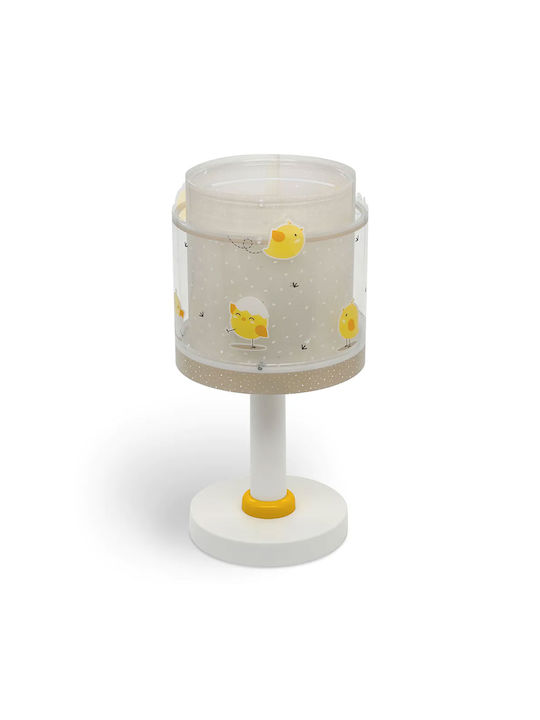 Ango LED Kinder Nachttischlampe Beige 15x30cm
