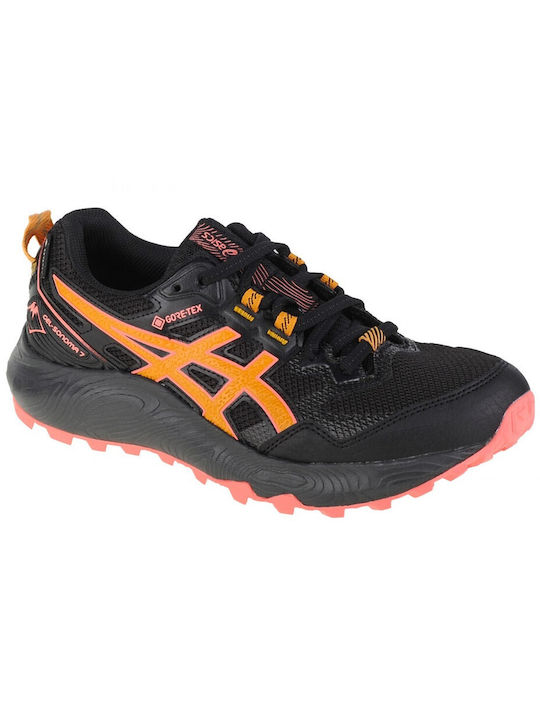 ASICS Gel-Sonoma 7 GTX Γυναικεία Αθλητικά Παπούτσια Trail Running Αδιάβροχα με Μεμβράνη Gore-Tex Black / Sandstorm