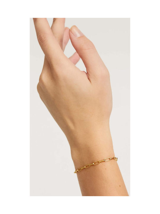 P D Paola Silver Chain Hand Gold-plated