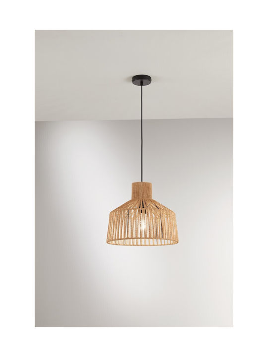 Fan Europe I-Tropikana-S35 Pendant Light Beige with Socket E27 35x31x183.5cm