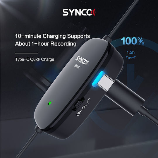 Synco Lav-S6M2 Πυκνωτικό Μικρόφωνο Πέτου, Clip On για Φωνητικά