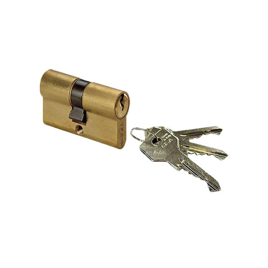 Cisa Lock Cylinder Logo 54mm (27-27) Gold