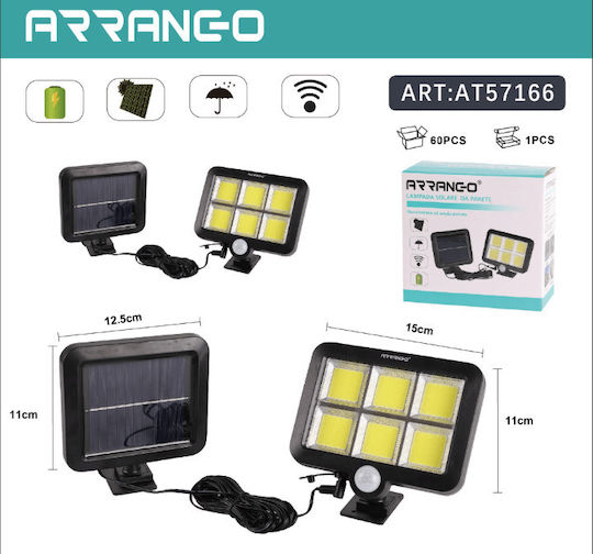 Arrango Montat pe perete Lampă Solară IP65
