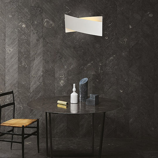 Eurolamp Modern Lamp Wall with Integrated LED and Warm White Light 25x12x8cm