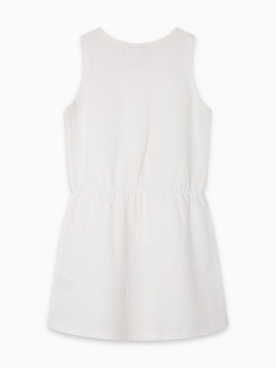 Tuc Tuc Kids Dress Sleeveless White