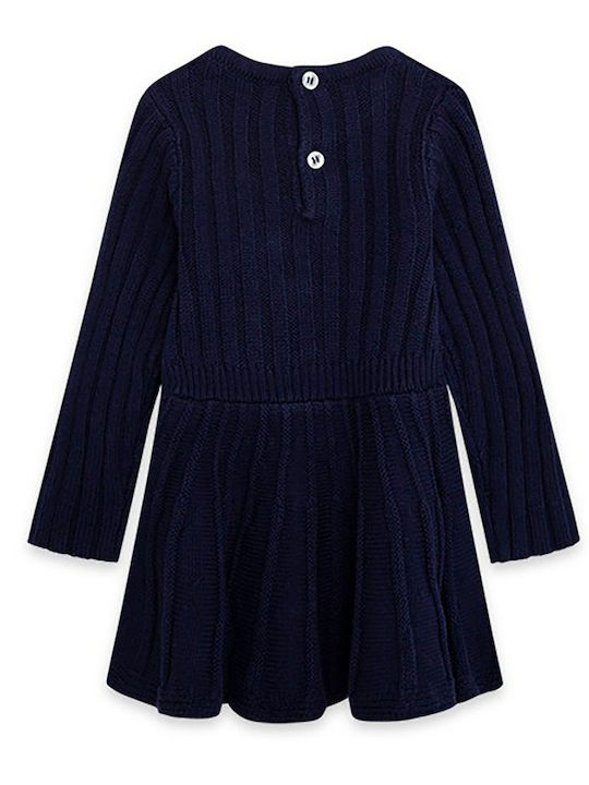 Tuc Tuc Kids Dress Long Sleeve Navy Blue