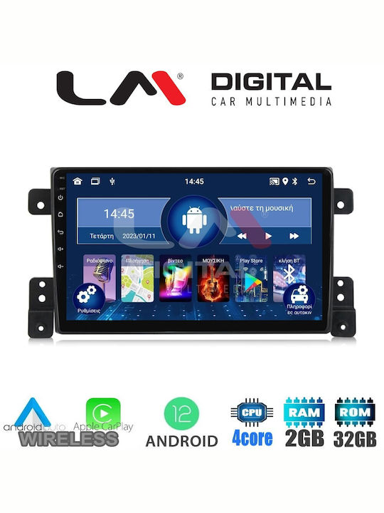 LM Digital Car Audio System for Suzuki Grand Vitara / Vitara 2005-2015 (Bluetooth/USB/WiFi/GPS) with Touch Screen 9"