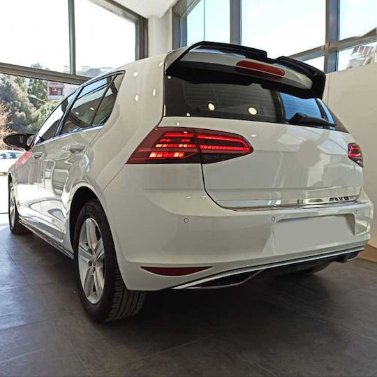 Car Rear Spoiler Roof Vw Golf Vii 7-7.5 12-20 Oettinger Look Simple Version Black Glossy