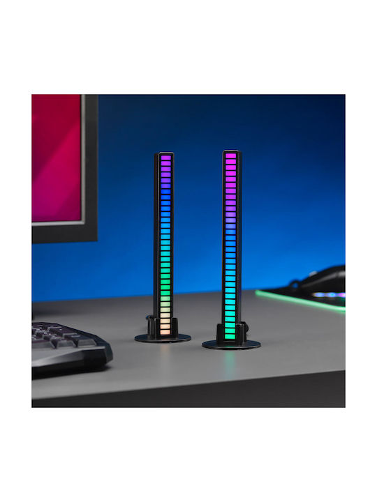 The Source RED5 Dekorative Lampe Bar Schwarz 2Stück
