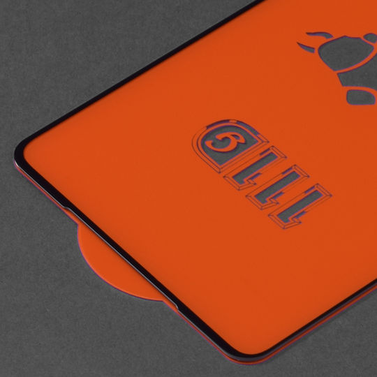 Techsuit 111D Vollkleber Vollflächig gehärtetes Glas Schwarz (Moto G72)