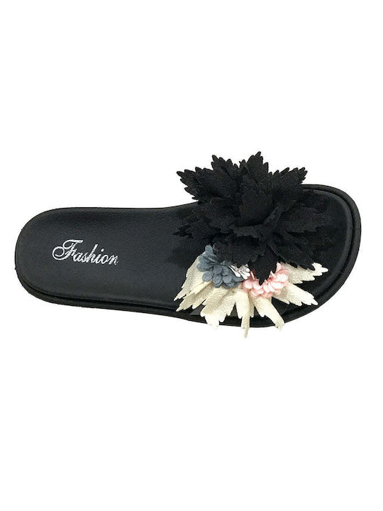 Ustyle Women's Slides Black